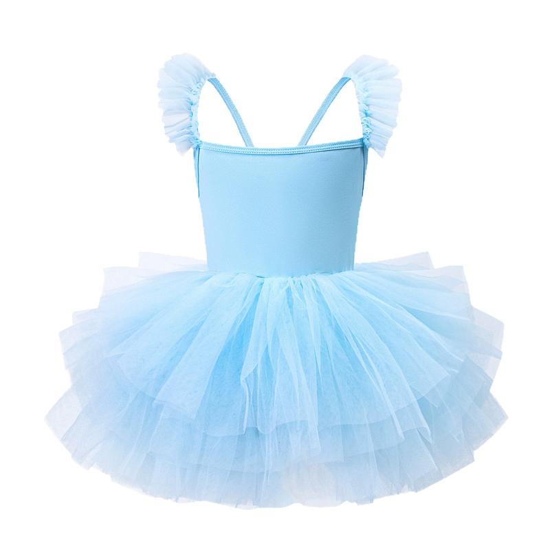 Летнее детское платье Туту Балерина Детская одежда Vestidos Девочка Балетные трико Балетные платья для девочек Тонкие Балетные платья для девочек