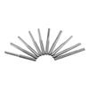 10pcs New 3.175mm 22mm Carbide 2 Flute End Mill CNC Router Bits Milling Cutter