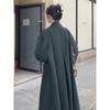 Korean Popular British Windbreaker Coat for Women Spring and Autumn New Mid-length Literary Retro Hong Kong Style Forest Coat