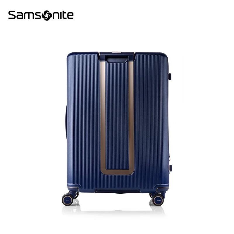 Чемодан Samsonite серии HH5* на 4 колесах в полоску