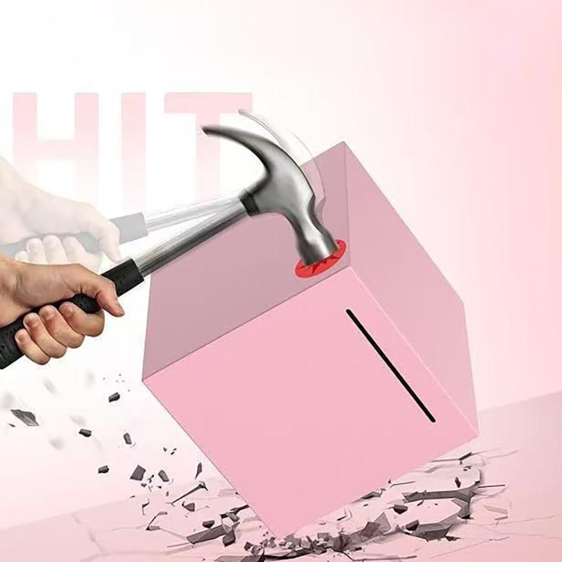 Новая распродажа Стальная копилка Только вносить, не вынимать Большая емкость Копилка для денег Для детей Металлическая копилка Наличные Копилка для монет