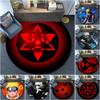 Круглый коврик с рисунком Наруто из мультфильма «Наруто» для гостиной, спальни, нескользящий напольный коврик