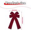 Red Christmas Bow for Tree Decorative Large Christmas Tree Bow Velvet Bow for Holiday Front Door Festival Staircase Xmas
