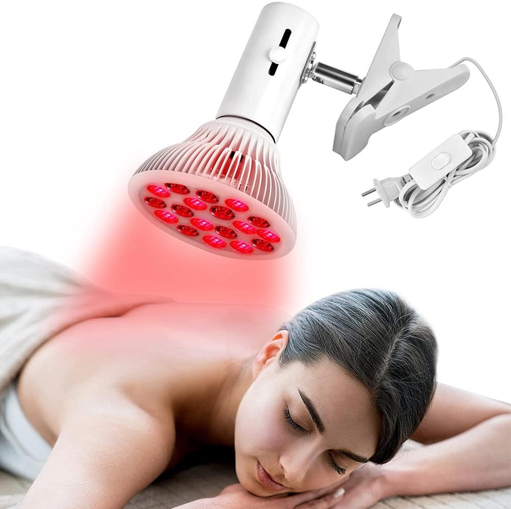 18 Вт светодиодная лампа для нагрева, красная инфракрасная лампа для массажа лица и тела, помощь в здравоохранении