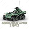 2024 Modern Military BOXER XM808 Armor Vehicle DANA M2 BTR-4 Infantry Fighting Car Model Building Blocks Sets Doll Brick Kid Toy