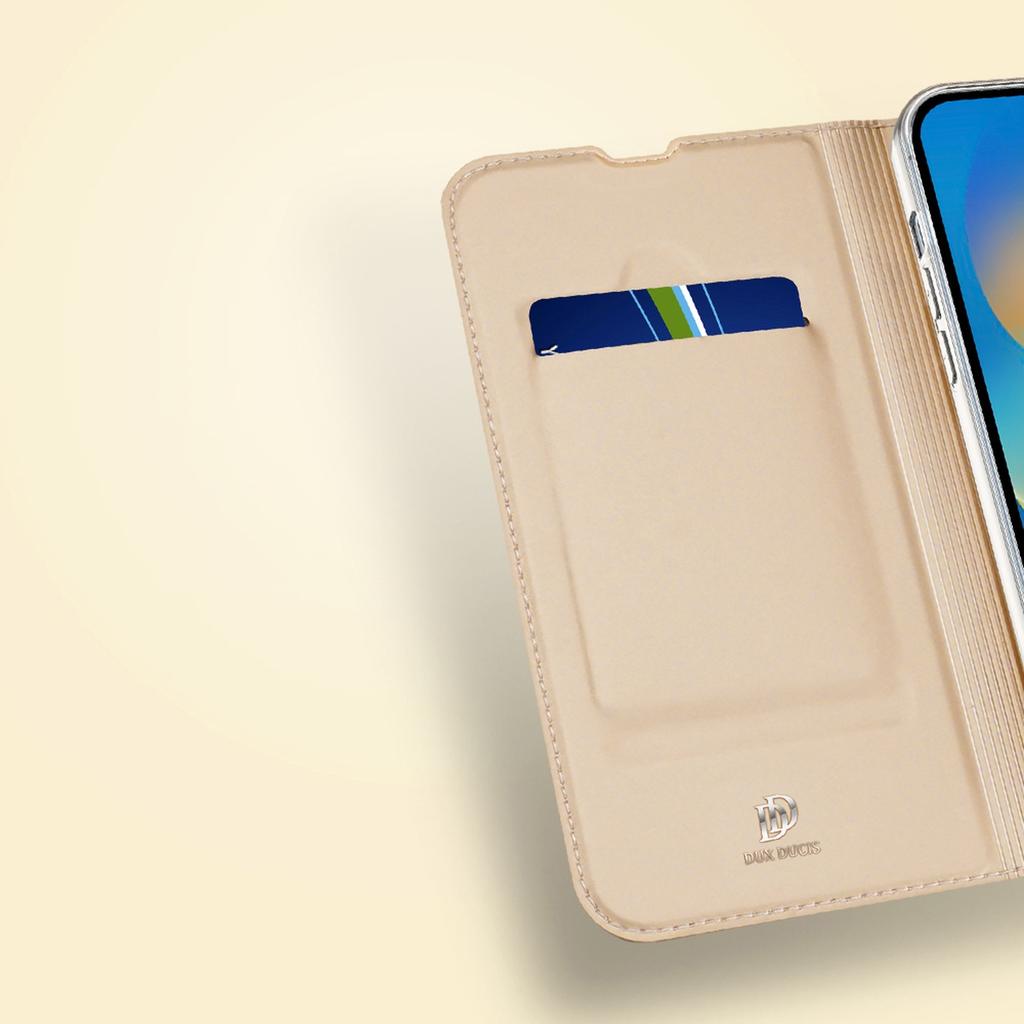 Dux Ducis Skin Pro Flip Cover Case for iPhone 14 Pro Max in Pink