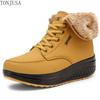 Snow Boots Women Winter Warm Ankle Boots for Women Thick Fur Cotton Shoes Ladies Footwear Outdoor