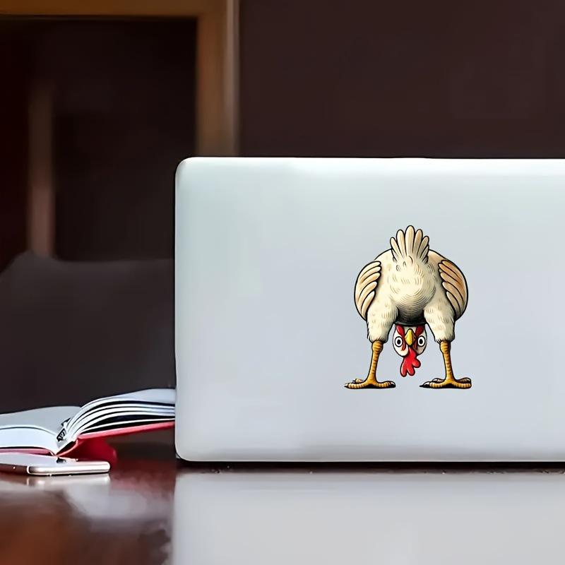 Забавные мультяшные цыплята Наклейки для Автомобилей, Грузовиков, Окон и Стен