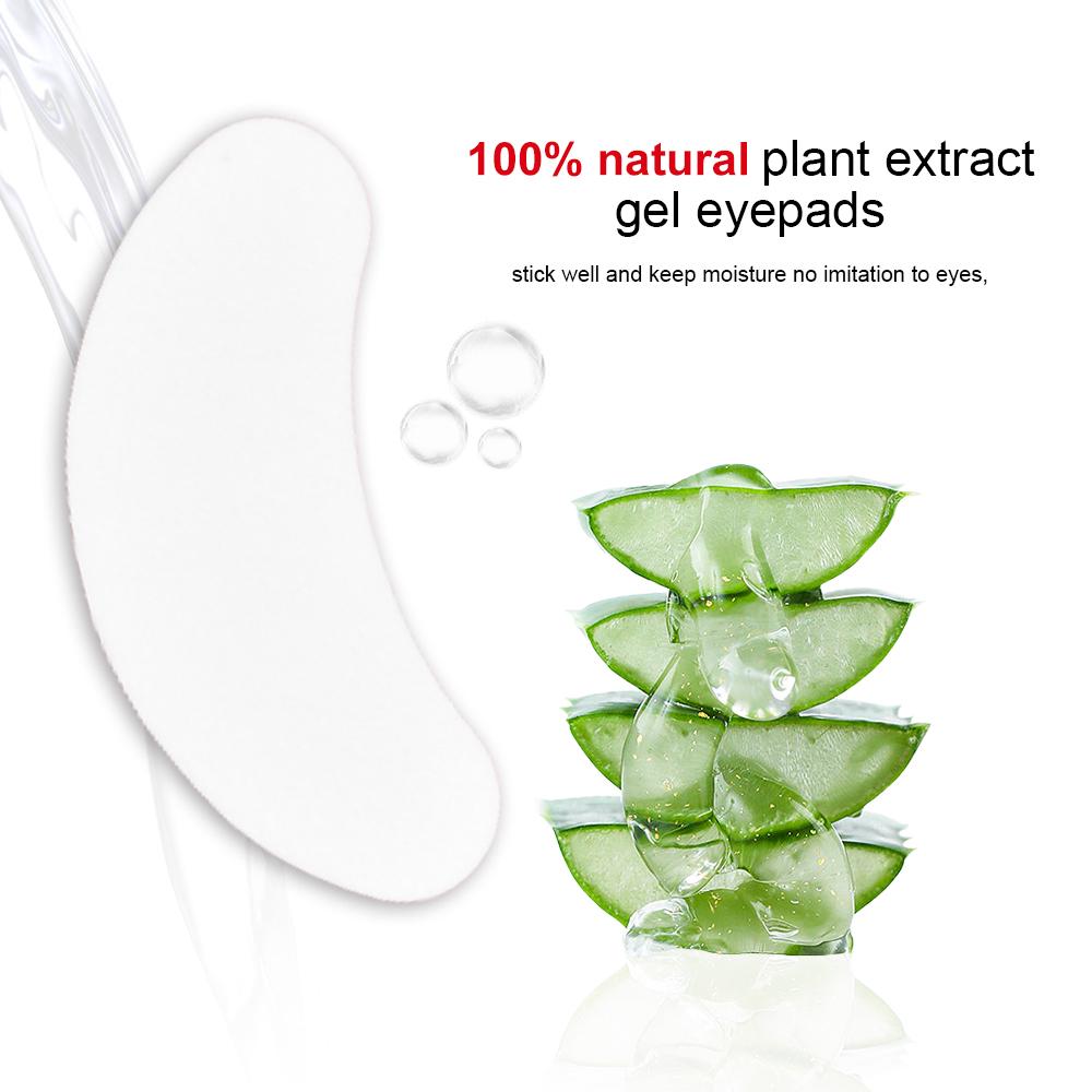 50Pairs Hydrogel Gel Eye Patches Grafting Eyelashes Under Eye Patches For Eyelash Extension Paper Application Makeup Supplies