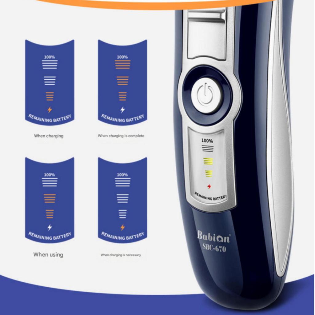 Korean Premium Hair Clipper Babion Neo Lithium Professional Hair Clipper Set