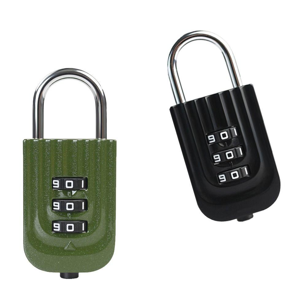 Secure Dormitory Cabinet  Padlock Anti-theft Luggage Combination Lock  Travel Outdoor Tools