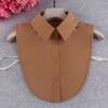 Solid Color Fake Collar for Women's Half Shirt Blouse Vintage Detachable Collar Shirt False Collar Women Clothes Accessories