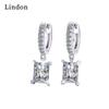 Женские серьги из медного сплава с цирконом Lindon - Серьги-подвески в подарок на свадебную вечеринку