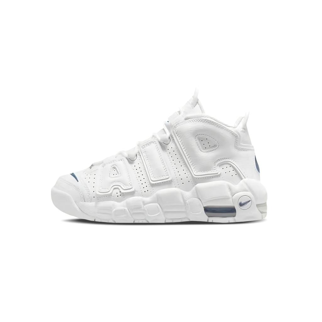 Nike Air More Uptempo Розовый Цветок Вишни Ледяной Синий Воздушная Подушка Износостойкие Средние Баскетбольные Кроссовки Женские DH9719-100(Команда1868- )