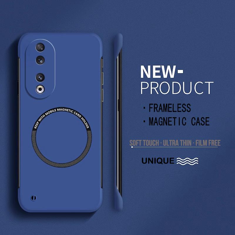 Ультратонкий жесткий магнитный чехол для телефона Magsafe Huawei Honor 100 90 80 70 60 50 Pro SE X9A, матовый цвет, сплошной чехол