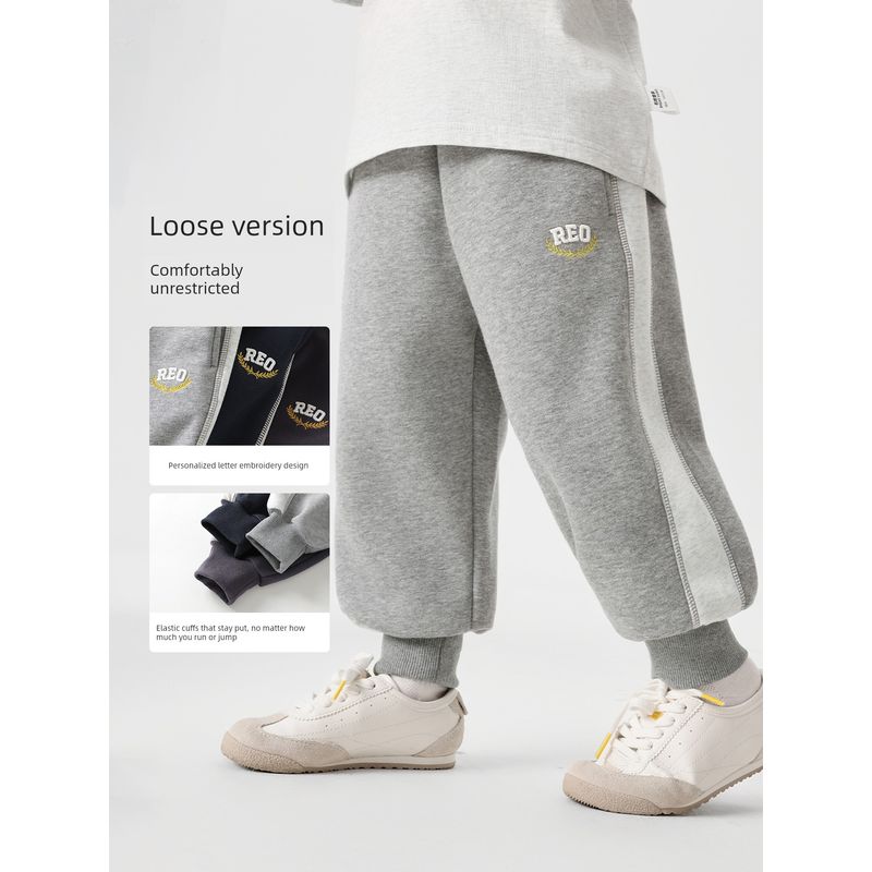Boys' Color-Blocked Casual Sweatpants Sports Trousers 2026 Spring and Autumn New Children's Clothing Toddler Sweatpants