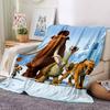 Ice Age Adventure Blanket Soft Throw Blanket For Home Bedroom Bed Sofa Travel Office Solid Christmas Blanket
