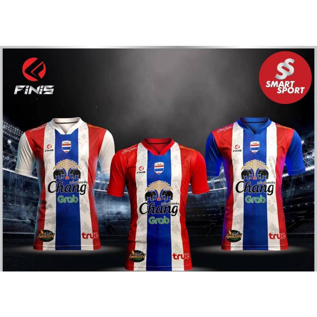 Футболка сборной Таиланда по футболу SOCCER NATION TEAM JERSEY SHIRT HOME FAN Print V Neck Unisex Men Women Quick Dry Short Sleeve Uniform Elephant Logo Sport