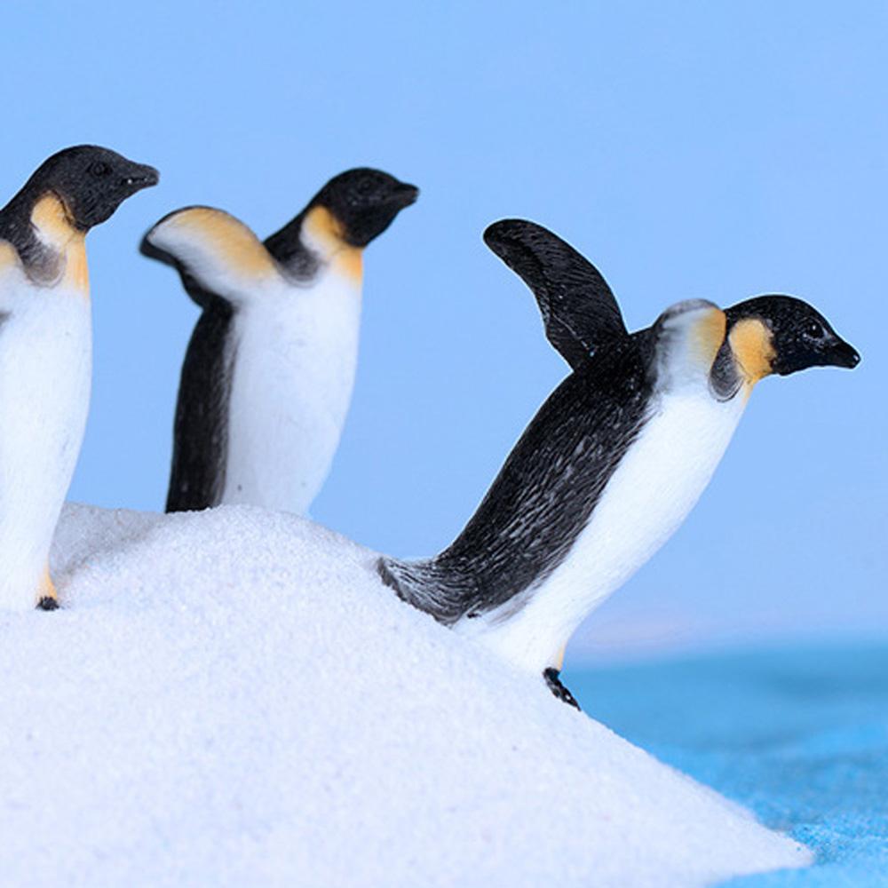 Смола маленькая модель пингвина айсберг тюлень зимняя фигурка миниатюрный микропейзаж украшение для сада фей