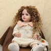 55 см Reborn Baby Princess, мягкие силиконовые куклы всего тела, гибкие, мягкие на ощупь, вьющиеся волосы, модная кукла для девочек, подарочная игрушка