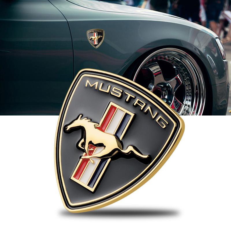 Metal Logo Car Front Window Body Stickers For Ford Mustang Focus Mk2 Mk3 GT500 Ranger Focus Kuga Fusion Esco Mondeo mk5 mk7 mk3