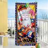 Christmas Beach Towel High Absorbency & Quick-Dry Comfortable Lightweight Portable for Swimming,Beach,Camping, Travel, Beach Accessories,Gym