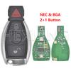 HE BGA Type Sopport BGA&NEC Universal 315/433MHz Variable Frequency Fob Car Remote Key For Mercedes Benz A C E S Class W203 W212
