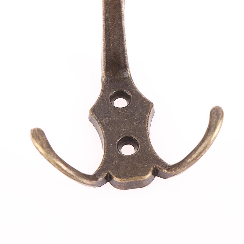 Для одежды для спальни, мебель для прихожей, крючок из цинкового сплава, 3 крючка, крючок для пальто, настенный вешалка для одежды для халата, шляпа, настенная вешалка