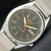 ВОССТАНОВЛЕННЫЕ SEIKO 5 AUTOMATIC 7009A JAPAN MENS ЧЕРНЫЙ ЦИФЕРБЛАТ ЧАСЫ a427201-2