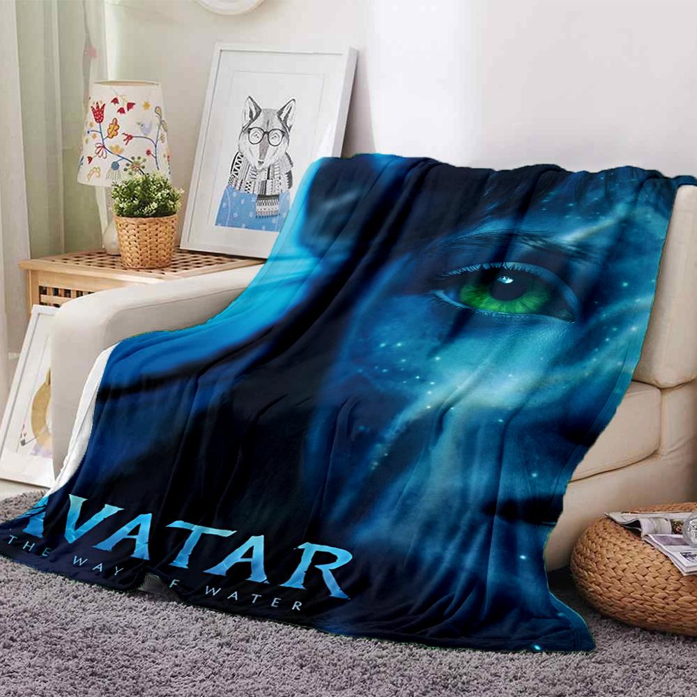 Avatar Theme Printed Blanket - Perfect for Couch, Bed, Travel & Outdoor Use | Machine Washable, Cozy & Durable.