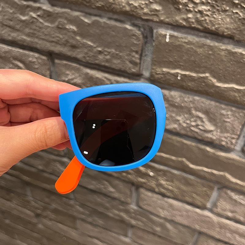 Sunglasses Folding Sunglasses Boys Girls Brand Design Square Eyeglasses Eyewear Baby Shades Outdoor Protection UV400