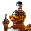 Middle Finger Duck Bottle Funny Whiskey Bottle Duck-shaped Alcohol Bottle Funny Duck Decanter for Bar Office Home Prank Gift