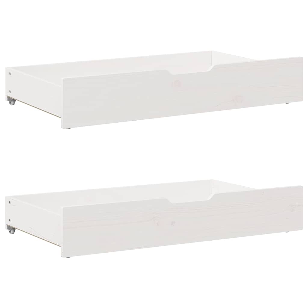 Kids Bed with Drawers 80x200 cm Solid Pine Wood