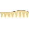 Wide Tooth Combs No Handle Hair Detangling Comb Large Salon Shampoo Comb for Men WomenGolden