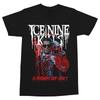 Футболка с круглым вырезом с принтом Ice Nine Kills X Terrifier Art The Clown Drip Creative - Вдохновленная графика в стиле метал для фанатов