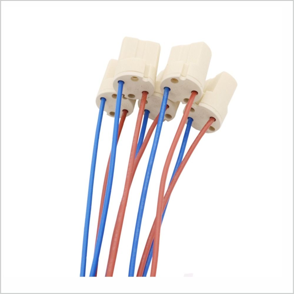 5 шт. Конвертер аксессуаров для освещения 110-220 В Тип G9 Патрон для галогенной лампы G9 Цоколь для лампы Адаптер-розетка