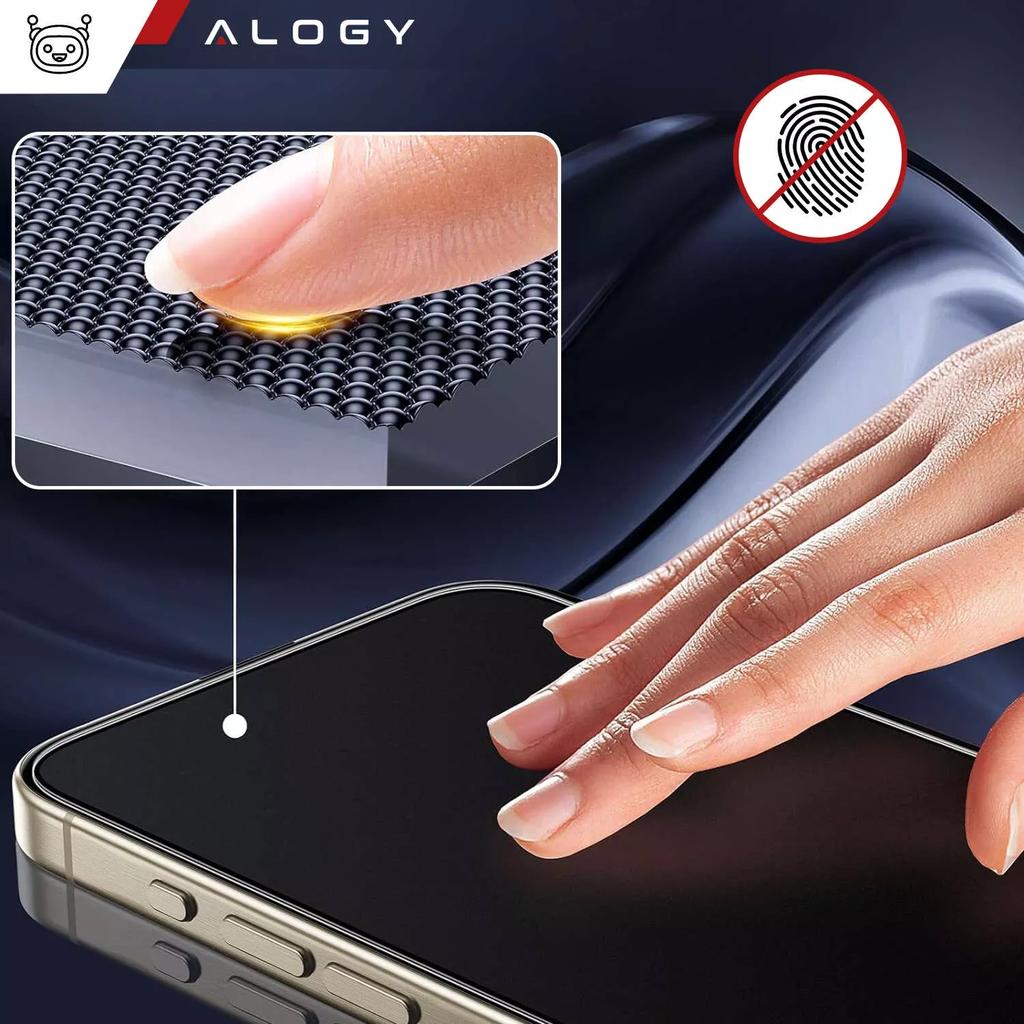 Folia "Matowa" Do Xiaomi Redmi Note 13 Pro+ 5G Hydrożelowa Alogy Hydroskin Matte Pro™ Na Ekran Do Etui "Bez Odcisku Palców"