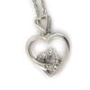 Altesse [K6392] - White 'Love' Silver Necklace
