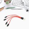 Кабель для множественной зарядки 4 в 1, несколько адаптеров Micro USB, зарядный шнур Micro USB