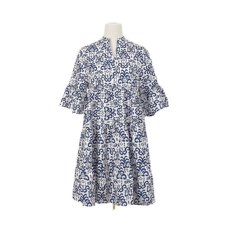 Женское платье летнее свободное с V-образным вырезом повседневное короткое Женские повседневные платья