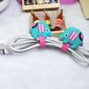 5 шт. кабель для наушников, органайзер для сматывания шнура, зажим для обертывания, милые мультяшные наушники, аксессуары для бытовой электроники