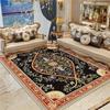 European Style Luxury Decor Large Area Living Room Rugs Easy Cleaning Non-slip Soft Carpet for Bedroom Thickened Plush Floor Mat