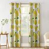 Небольшие свежие летние шторы в стиле лимона для дома, современные товары для дома, шторы для гостиной и спальни на заказ