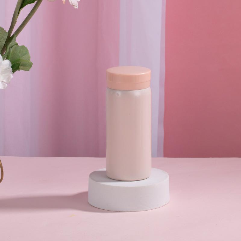 Портативная чашка для воды, термос, 280 мл, термосы, портативная термос-чашка из нержавеющей стали, бутылка для воды, кружка для чая, офисный термос