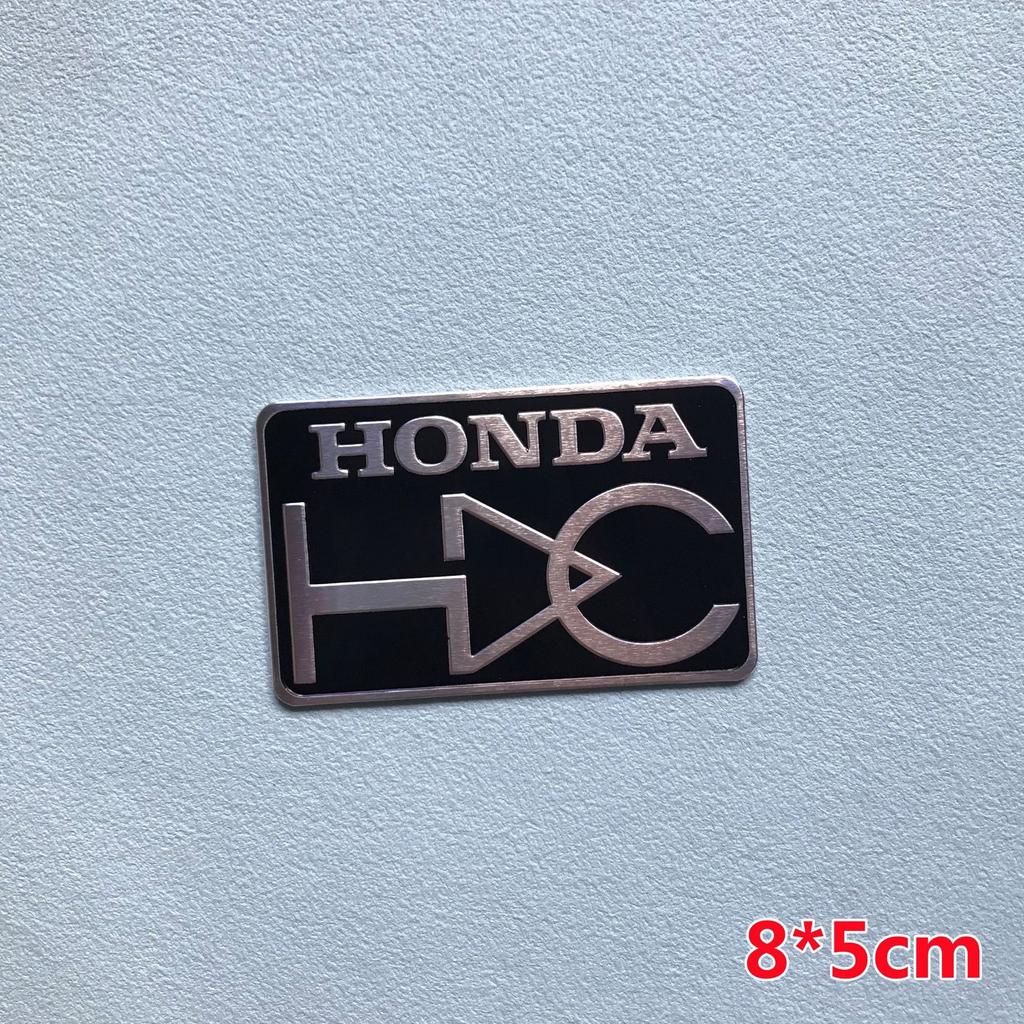 AAALZ1 Aluminum Car Body Fender Trunk Decal Badge for Honda Civic FIT Accord CRV CRZ CRX HRV Odyssey City B-Series D-Series H-Series Rs