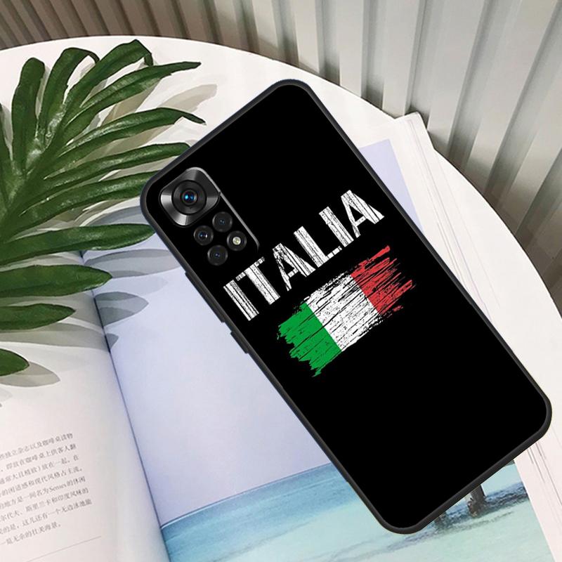 Italy Flag Funda For Xiaomi Redmi Note 13 10 11 12 14 15 Pro Plus Case For Redmi 15C 12C 13C 14C 10C 15