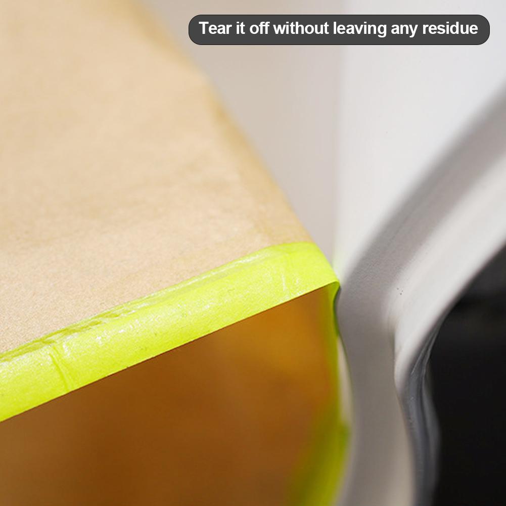 Автомобильная покраска с помощью распылительной ленты Маскирующая бумага Самоклеящаяся настенная обработка Покрытие для маскировки Защитная бумага для стен Защитник