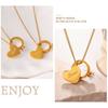 Vintage Heart Ring Pendant Necklace Gold Romantic Heart Necklace Love Inspired Choke  Couple