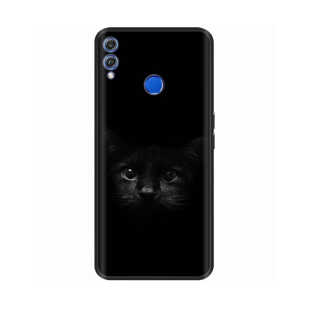 Чехол для телефона Honor 8X Чехол Мягкий ТПУ Силиконовая Задняя Крышка Для Huawei Honor 8X Чехлы Ударопрочный Honor8X Милый Расписной Чехол Fundas