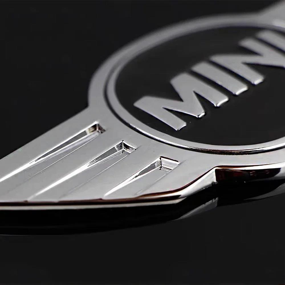 1 Pcs Metal Front Rear Hood Emblem Badge Decoration Stickers Accessories For BMW Mini Cooper JCW R50 R53 R56 Countryman Clubman